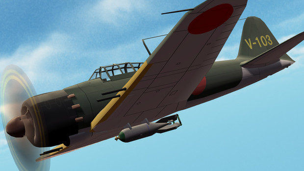 Mmd 零式艦上戦闘機六二型 配布 浅村anri Assassinp さんのイラスト ニコニコ静画 イラスト