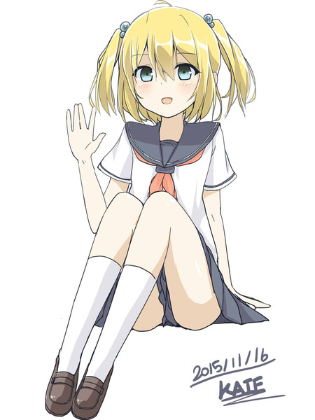 金髪オリキャラ かいえ ツインテーラー さんのイラスト ニコニコ静画 イラスト