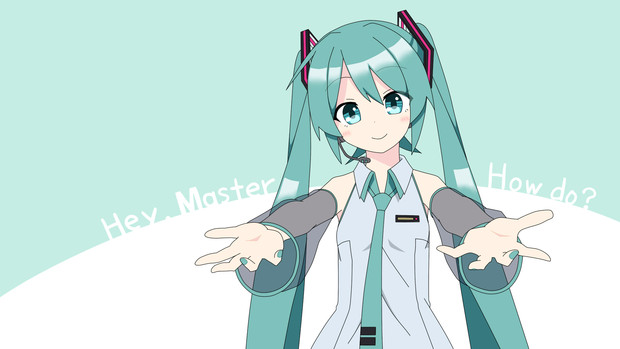 初音ミクたんがおいでおいてしている 名無し さんのイラスト ニコニコ静画 イラスト