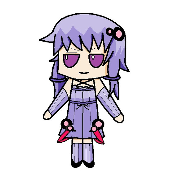 マウスでもふもふ 結月ゆかり 白折り紙 さんのイラスト ニコニコ静画 イラスト