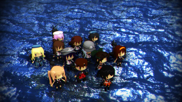 輸送護衛部隊 第三陣形（輪形陣）