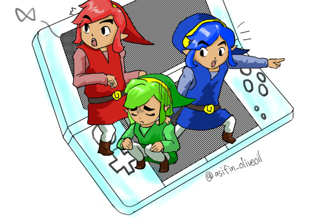 トライフォース３銃士 落描き たつを さんのイラスト ニコニコ静画 イラスト