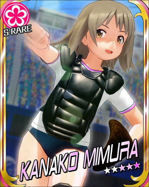 Mmd静画で キャッチャーかな子さん 野球 Tomo ネギバットp さんのイラスト ニコニコ静画 イラスト