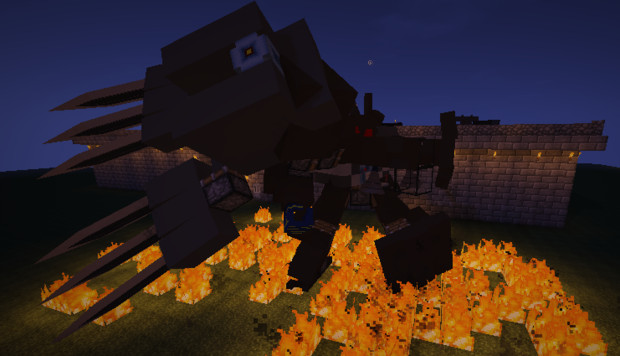 [minecraft]     全てを焼き尽くす暴力    [jointblock]