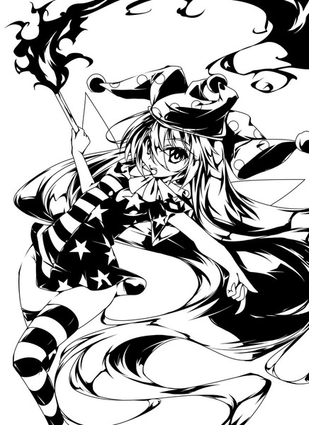 切り絵原画 クラウンピース 央紫 さんのイラスト ニコニコ静画 イラスト