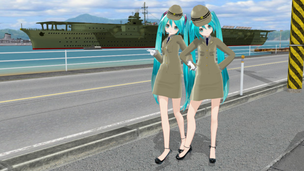 Mmd艦これ で秋月を掘り当てた提督と出番がなくてふてくされる瑞鶴改 まりりん さんのイラスト ニコニコ静画 イラスト