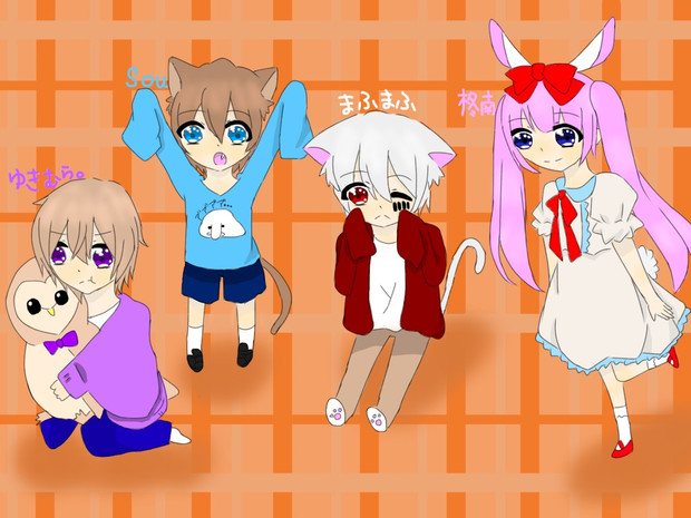 もふもふ歌い手さんたち あおい さんのイラスト ニコニコ静画 イラスト