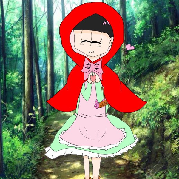赤ずきんトド松を描いてみた 朝桜優愛 さんのイラスト ニコニコ静画 イラスト