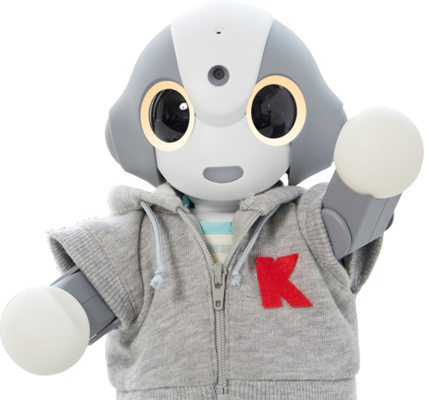 KIBITを積んだ生活密着型パーソナルロボット「Kibiro」くん.透過PNG