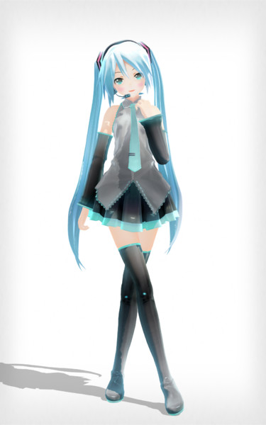 あぴ式初音ミク モデル立ち Stl さんのイラスト ニコニコ静画 イラスト