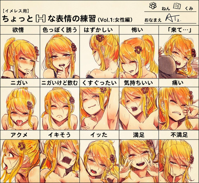 表情練習 Nicosub静画