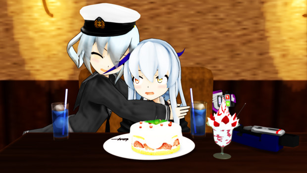 ｍｍｄ艦これ 零の日常作者 零月或守 さんの誕生日静画 嫁お祝い画像 響鬼提督 さんのイラスト ニコニコ静画 イラスト