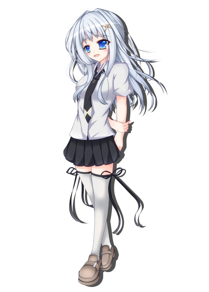 リクエスト絵1 銀髪碧眼少女 桜空乃 さんのイラスト ニコニコ静画 イラスト
