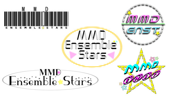 Mmdあんスタ用のロゴ 万能ニキ さんのイラスト ニコニコ静画 イラスト