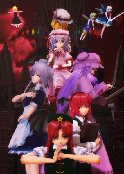 東方mmd 東方紅魔郷 長月チャカ さんのイラスト ニコニコ静画 イラスト