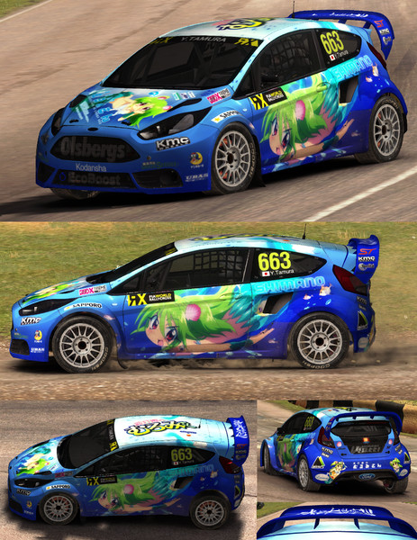 Dirt Rally 痛車ラリーカーにしてみた３ 波打際のむろみさん Takaty さんのイラスト ニコニコ静画 イラスト