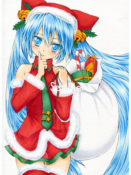 初音ミク クリスマスver Darckrose7 さんのイラスト ニコニコ静画 イラスト