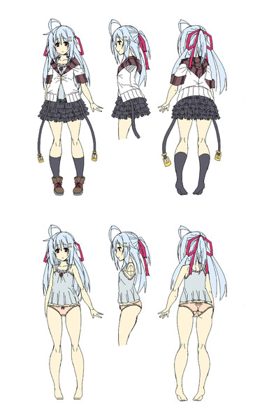三面図 キャラクター