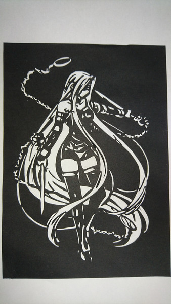 切り絵 Fate Stay Night ライダー フナマー さんのイラスト ニコニコ静画 イラスト