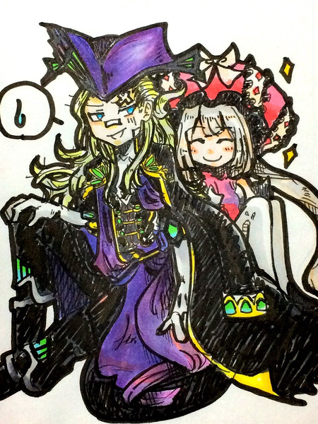 アマデウスとマリー 眼球ぐみ さんのイラスト ニコニコ静画 イラスト