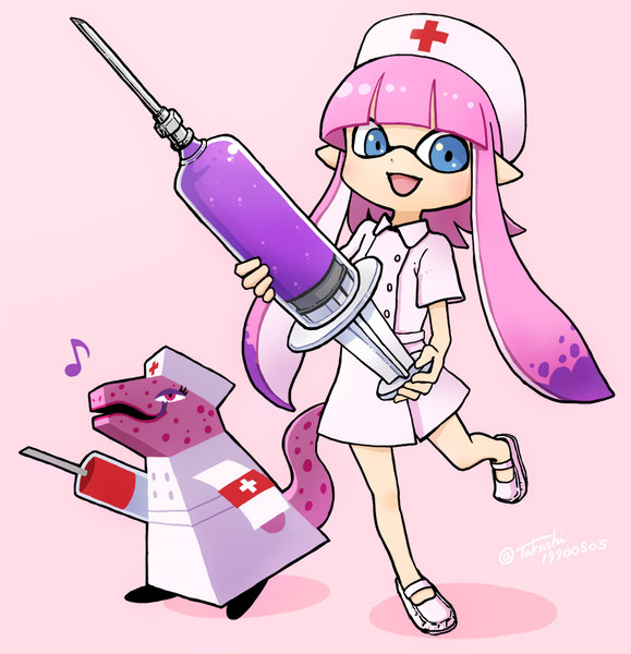 イカガール ニコニコ静画 イラスト