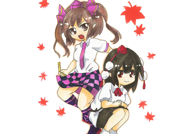新聞記者コンビ 千鳥ねころ さんのイラスト ニコニコ静画 イラスト