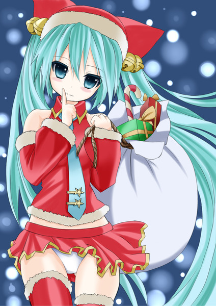 初音ミク デジ絵クリスマスver Darckrose7 さんのイラスト ニコニコ静画 イラスト