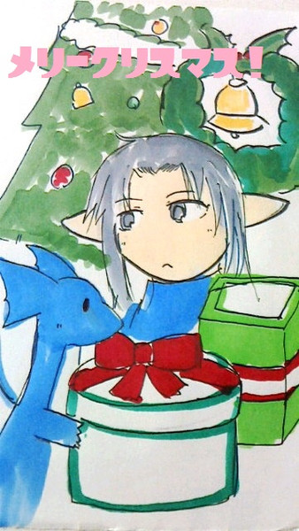 うちのミカンとクリスマス FF11