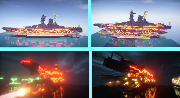 マインクラフト 蒼き鋼のアルペジオ 総旗艦 超戦艦ムサシ みあの さんのイラスト ニコニコ静画 イラスト