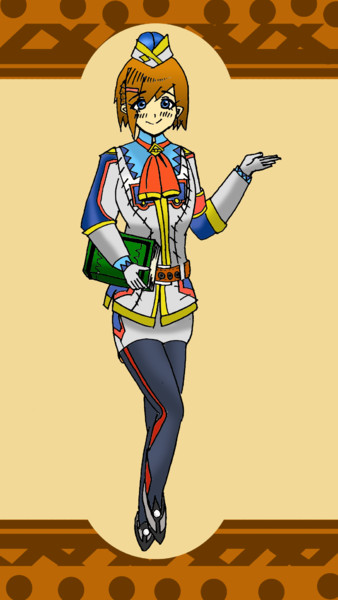 集会所 受付嬢 W オメガ さんのイラスト ニコニコ静画 イラスト
