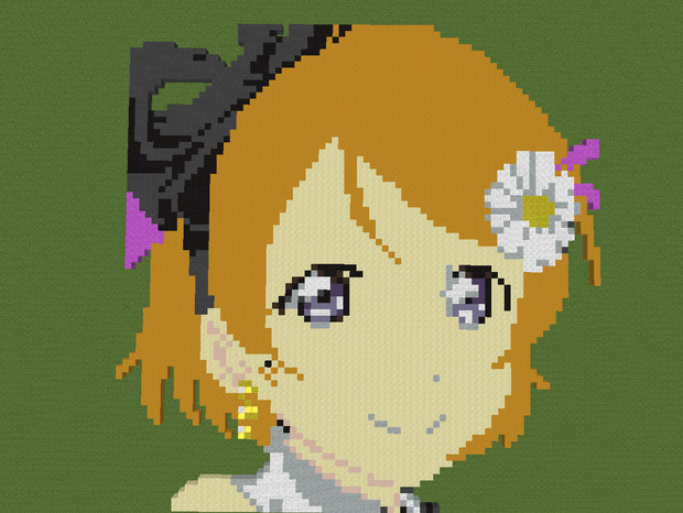 マインクラフト 小泉花陽ドット絵 めいむ さんのイラスト ニコニコ静画 イラスト