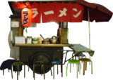 ラーメン屋台.透過PNG