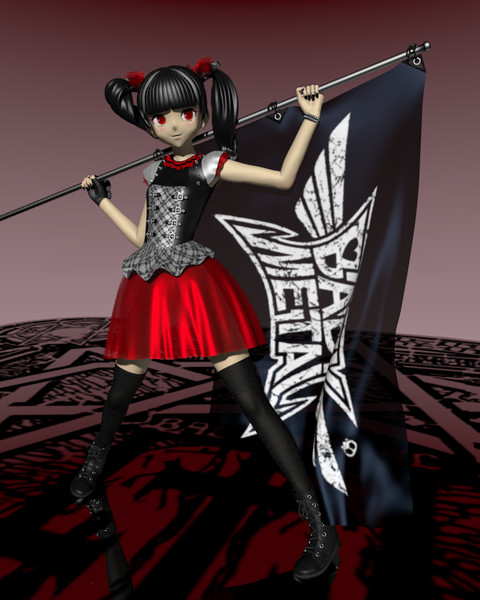 Babymetal Bluemoonmetal さんのイラスト ニコニコ静画 イラスト