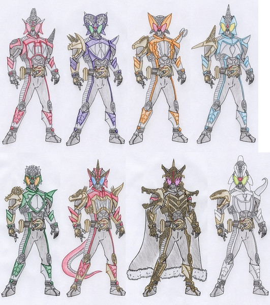 オリジナル仮面ライダー Nicosub静画