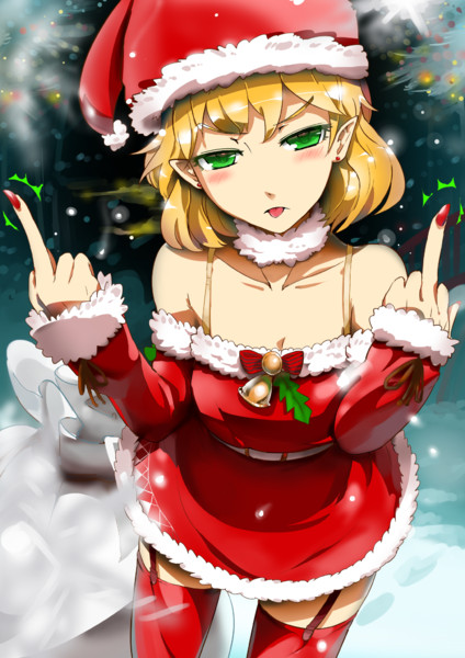 サンタコスパルスィー Sinzan さんのイラスト ニコニコ静画 イラスト