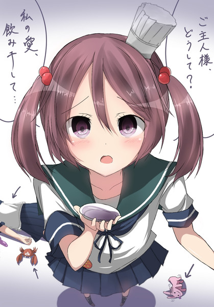 第七駆逐隊の料理を試食したい 改 漣ver ぺんたごん さんのイラスト ニコニコ静画 イラスト