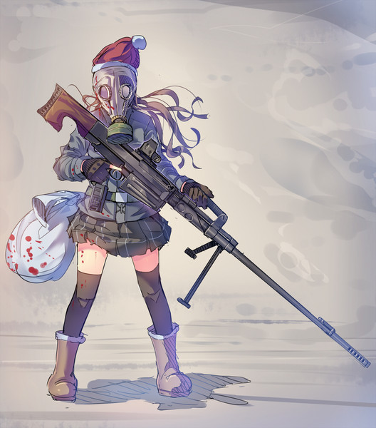 リア充をやっつけてくれる武装サンタ Daito さんのイラスト ニコニコ静画 イラスト