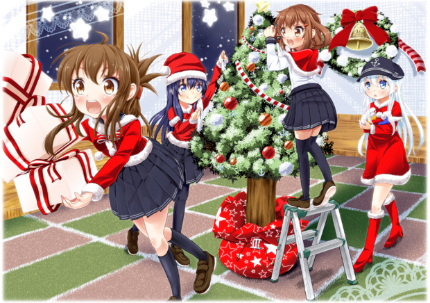 第六駆逐隊クリスマス準備 Air さんのイラスト ニコニコ静画 イラスト