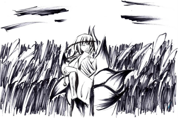 すすき畑 線画 森野清掃業者 自 さんのイラスト ニコニコ静画 イラスト