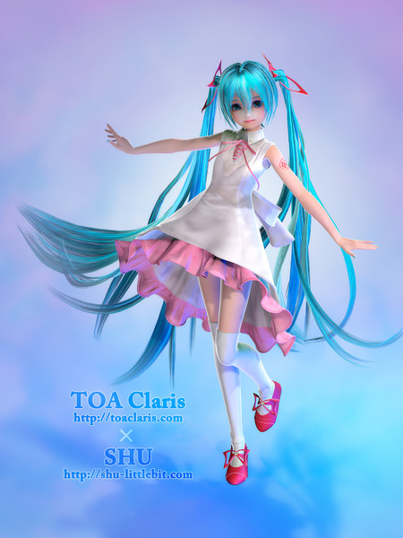 Toa Claris Shu コラボ初音ミク Shu さんのイラスト ニコニコ静画 イラスト
