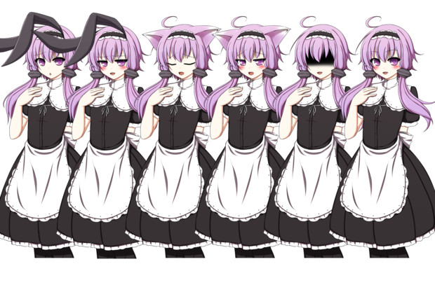 メイドゆかりん立ち絵 Llm さんのイラスト ニコニコ静画 イラスト