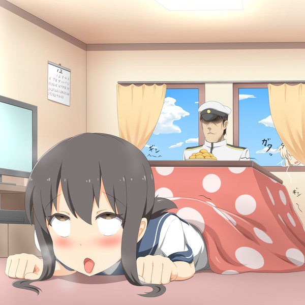 こたつでのぼせた吹雪 ねでぃあ さんのイラスト ニコニコ静画 イラスト
