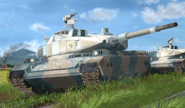74式戦車アップグレード型 ふそう さんのイラスト ニコニコ静画 イラスト