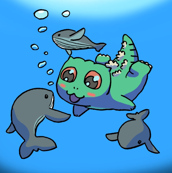 リトルとクジラ べに さんのイラスト ニコニコ静画 イラスト