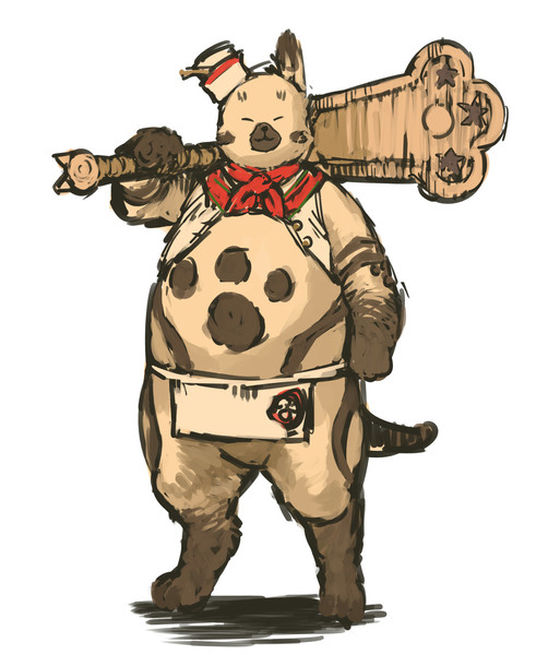 悪魔アイルー Nicosub静画
