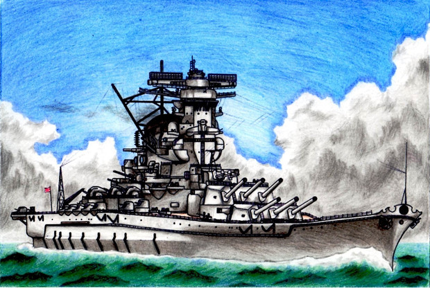 戦艦大和 最終時 リメイク 大和 さんのイラスト ニコニコ静画 イラスト