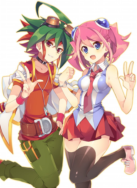 遊矢と柚子 煉兎 さんのイラスト ニコニコ静画 イラスト