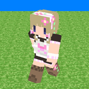 Minecraft メイドver1 8 スキン ちゃーちゃん さんのイラスト