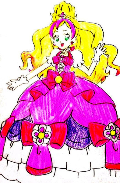 GO!プリンセスプリキュアキュアフローラアートボード プリキュア