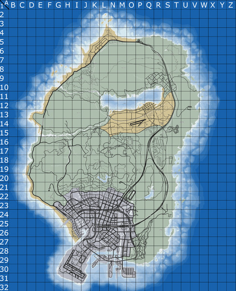 Gta5座標付きmap つく さんのイラスト ニコニコ静画 イラスト